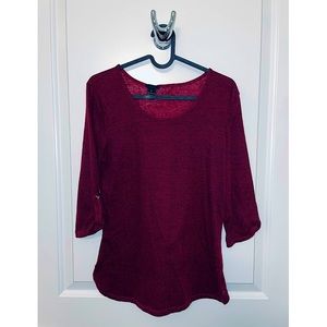 Rue21 maroon blouse